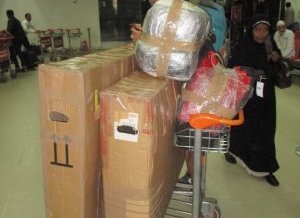 Embarquement des vélos et sacoches !