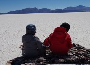 Pique nique sur le désert d'Uyuni - Bolivie